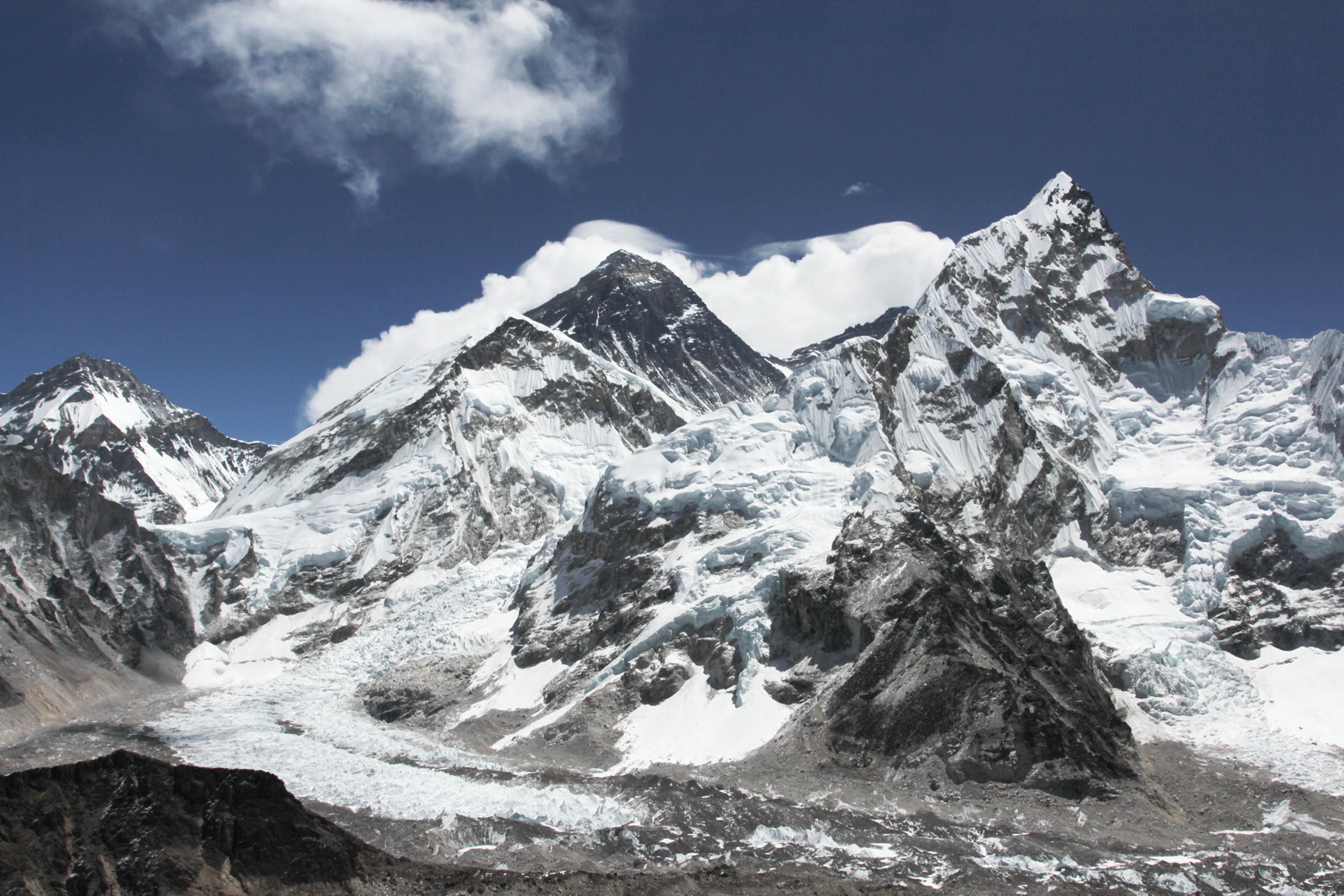 Everest, Khumbu glacier
