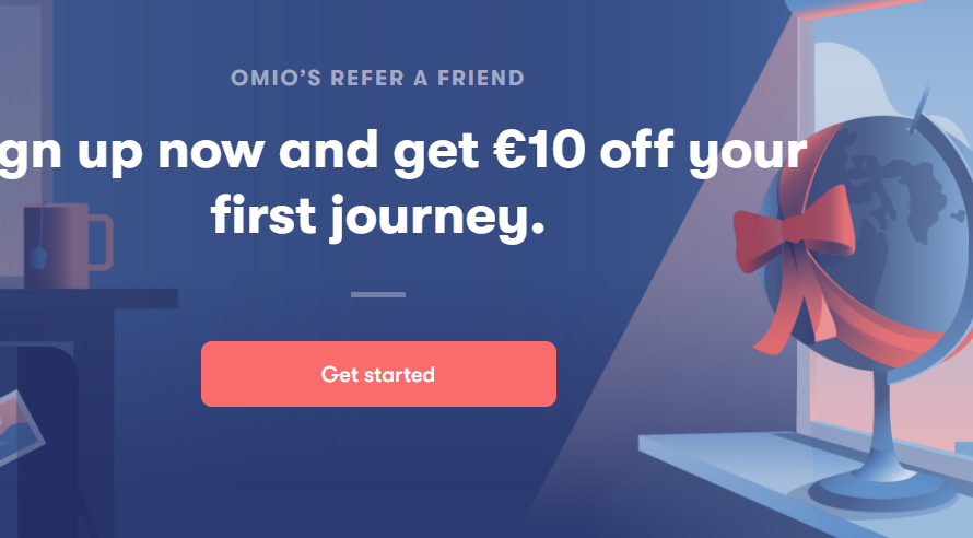 Omio ticketing service gives a 10 Euro discount
