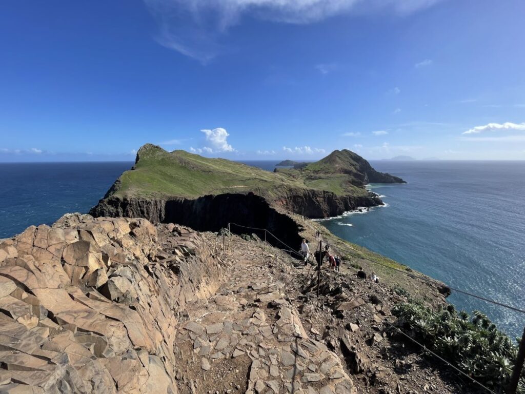 Scenic view of the eastern landscape of Madeira