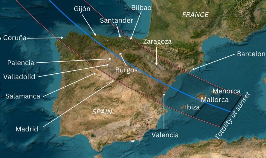 Where to watch the 2026 total eclipse in Spain